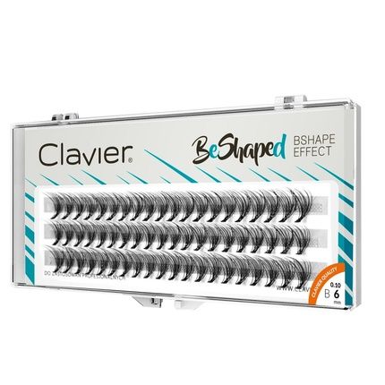 Beshaped Silk Eyelash Clusters Curl B 10D 6Mm