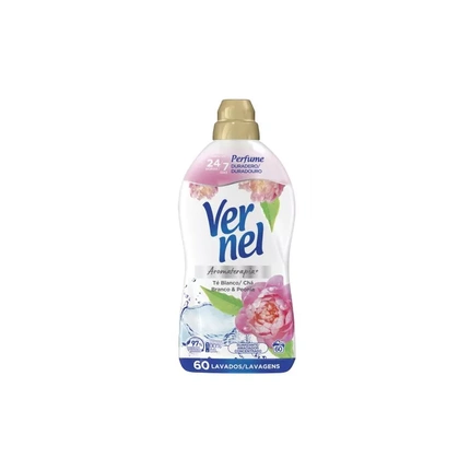 Vernel Fabric Softener Aromatherapy White Tea 1080 Ml 60 Days