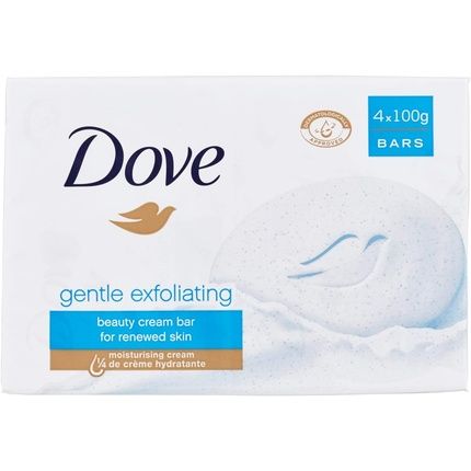 Dove Gentle Exfoliating Lemon Soap 100G - Pack Of 4