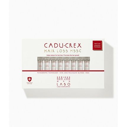 Caducrex Hair Loss Hssc Treatment For Advanced Hair Loss For Men 20 X 35 Ml And 20 X 35 Ml