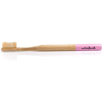 Naturbrush Bamboo Toothbrush Adult Pink 100Ml