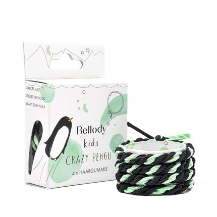 Bellody Original Girls Hair Ties Stylish Braided Kids Hair Tie With Strong Hold Women'S Hair Accessories Penguin