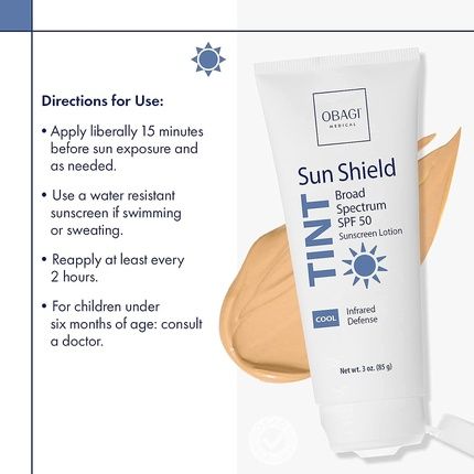Obagi Sun Shield Tint Broad Spectrum Spf 50 Sunscreen 3Oz