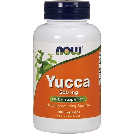 Now Foods Yucca 100 Capsules, 500Mg