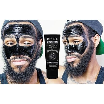 Revele Black Face Mask Zinc Peel Off Blackhead Remover Acne Cleansing 80Ml
