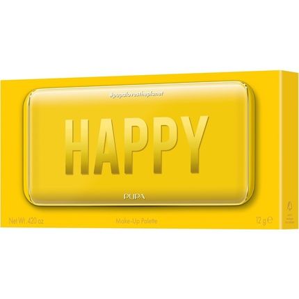 Pupa Happy Yellow 005 Palette For Face And Eyes 12G - Image 3