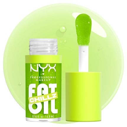 Nyx Professional Makeup Fat Oil Chillz Moisturizing Shiny Vegan Tinted Lip