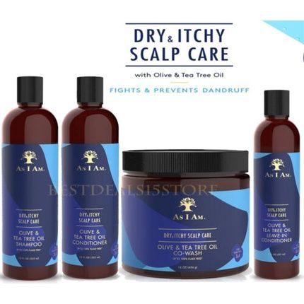 As I Am Dry & Itchy Scalp Care Co-Wash Shampoo Conditioner Leave-In Conditioner - Image 4