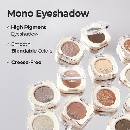 Laka Mono Single Eyeshadow 908 Vanilla Highly Pigmented - Image 3