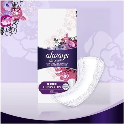 Always Discreet Incontinence Liners Plus 20 Count - Image 3