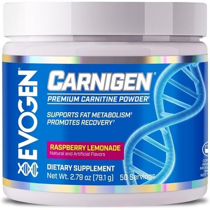 Evogen Carnigen Raspberry Lemonade Carnitine Thermogenic Powder