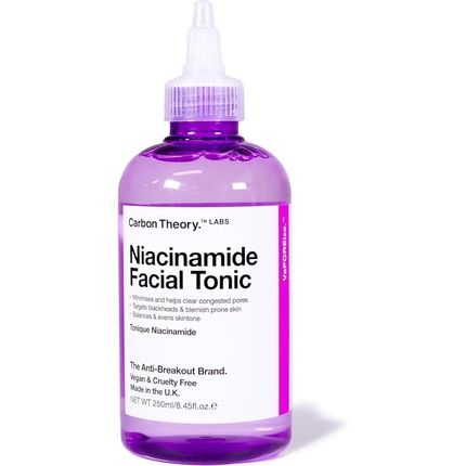 Carbon Theory Vaporeize Niacinamide Face Toner Reduces Redness And Controls Oil