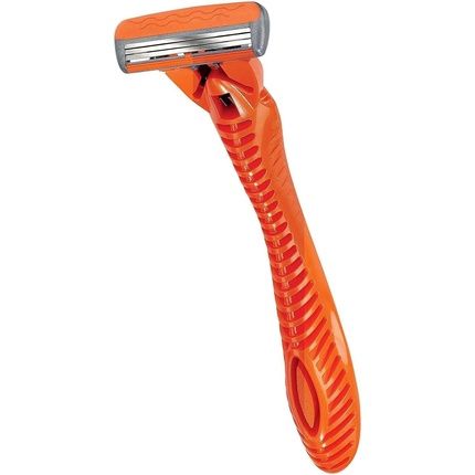 Bic 3 Hybrid Men'S Triple-Blade Razors Long Curved Handle - Image 3
