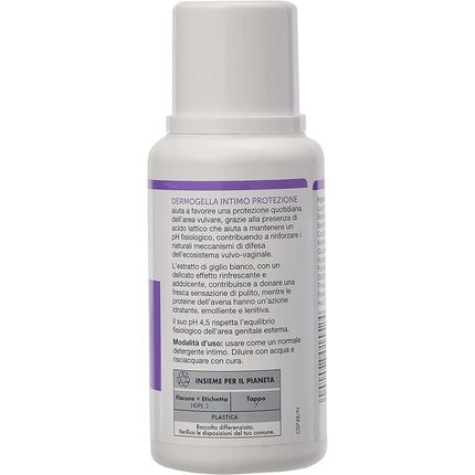 Intimate Cleansing With Lactic Acid, White Lily Extract, And Oat Proteins 200Ml