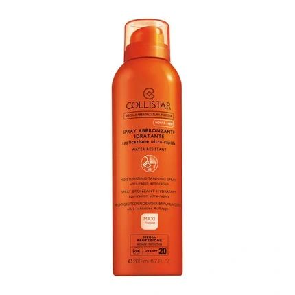 Collistar Perfect Tanning Moisturizing Tanning Spray Spf 20 200 Ml