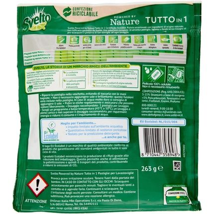 Svelto Powered By Nature, All-In-One Value Pack With 135 Wash Loads - Image 3