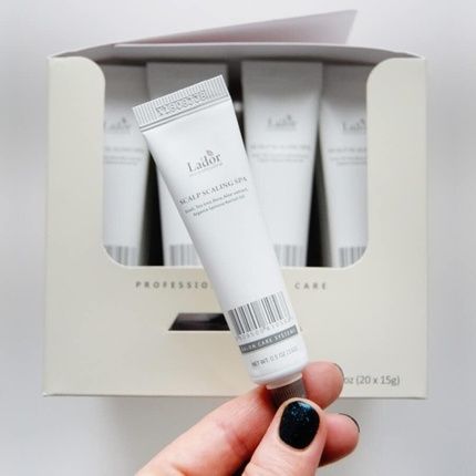 La'Dor Scalp Scaling Spa Hair Treatment 15G X 4 Exfoliating Ampoules Active Ingredients Scalp Scaling Sebum Control Soothing Hair Conditioner Healthy Scalp Without Dandruff - Image 3