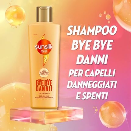 Sunsilk Shampoo Bye Bye Damage For Damaged And Stressed Hair Super Fusion Formula With Hyaluronic Acid And Ceramide Repairs 7 Types Of Hair Damage 220Ml - Image 3
