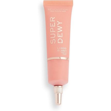 Makeup Revolution Superdewy Liquid Blusher Highly Pigmented Buildable Formula Fake The Flush 15Ml