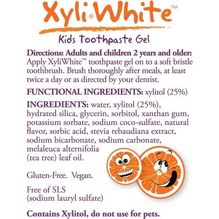 Now Kids Xyliwhite Orange Splash Toothpaste Gel 85G 3Oz