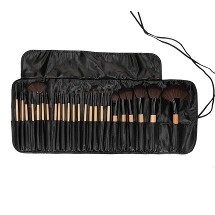 T4B Mimo 24 Piece Complete Professional Makeup Brush Set With Portable Case - Image 3