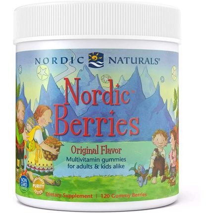 Nordic Naturals Nordic Berries Multivitamin Treats 120 Gummy Berries