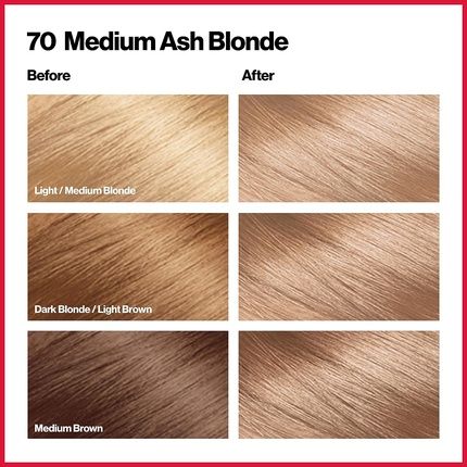 Revlon Colorsilk Hair Color No.70 Medium Ash Blonde Hair Color