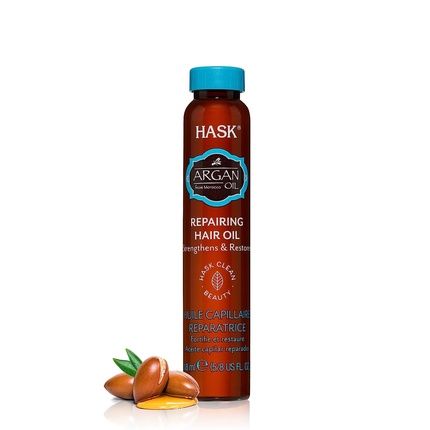 Hask Argan Shine Oil Hair Oil Ampoules For All Hair Types 18Ml