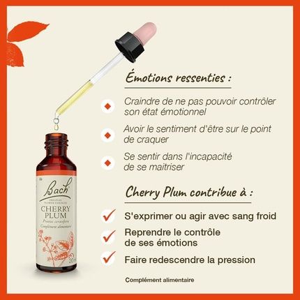 Fleurs De Bach Original Cherry Plum 20Ml - Image 3