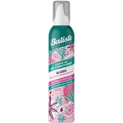 Batiste Dry Leave In Conditioner Blush 100Ml - Hair Conditioner Foam For Dry Hair Flirty Floral Fragrance No Rinse Formula With Aloe Vera Vegan Friendly