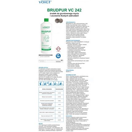 Voigt V-Brudpur Profiline Preparation For Removing Grease Stains 1L