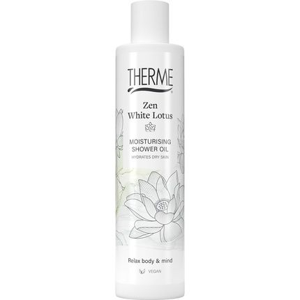 Therme Zen White Lotus Moisturising Shower Oil - 250 Ml