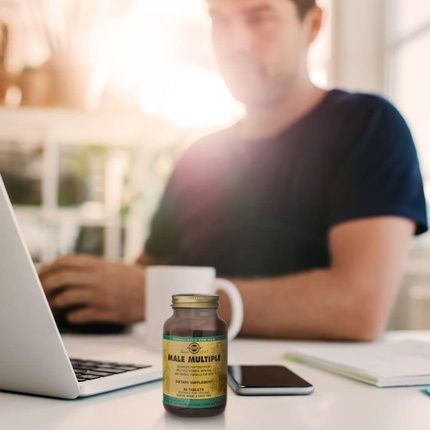 Solgar Male Multiple Tablets Supports Metabolism And Reduces Fatigue 120 Count - Image 3