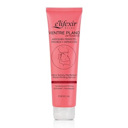 E'Lifexir Vientre Plano Intensive Defining Volume, Dehydrating And Toning The Stomach Firming Cream With Slimexir, Pink Pepper And Caffeine For Men And Women 150Ml
