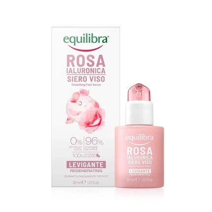 Equilibra Face Rose Hyaluronic Acid Smoothing And Velvety Facial Serum