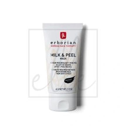 Erborian Milk & Peel Mask Exfoliating And Refining Sesame Milk Mask For All Skin Types And Tones