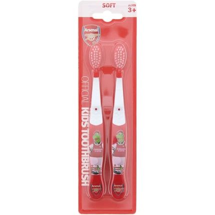 Epl Arsenal Soft Toothbrush - Pack Of 2