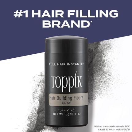 Toppik Hair Building Fibers Grey 27.5G