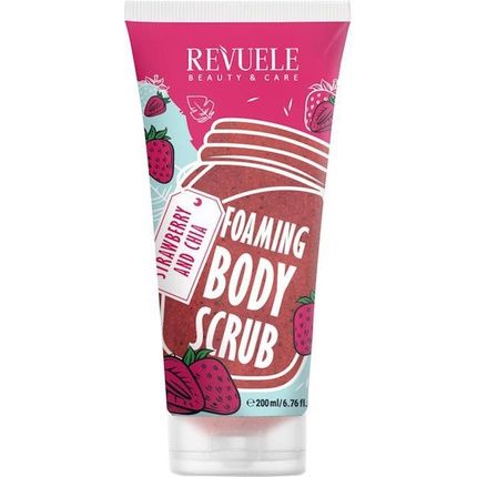 Revuele Foaming Body Scrub Strawberry & Chia 200Ml