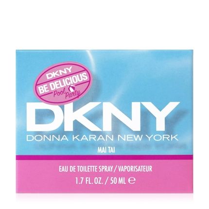 Dkny Be Delicious Pool Party Eau De Toilette Perfume Spray For Women Mai Tai 1.7 Fl. Oz. Amber Wood - Image 3