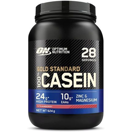 Optimum Nutrition Gold Standard Casein Slow Digesting Protein Powder With Zinc, Magnesium And Glutamine 28 Servings Strawberry 0.92Kg