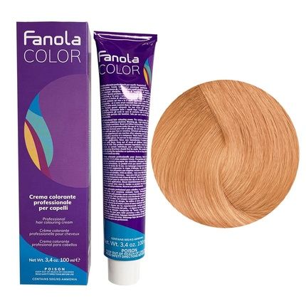 Professional Hair Color Cream 10.41 Platinum Copper Ash Blonde 100Ml - Fanola