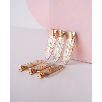 Brushworks Gold Flake No Crease Clips - Image 3