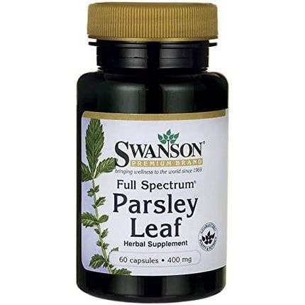 Swanson Full-Spectrum Parsley Leaf Extract Herbal Supplement 60 Capsules 400Mg