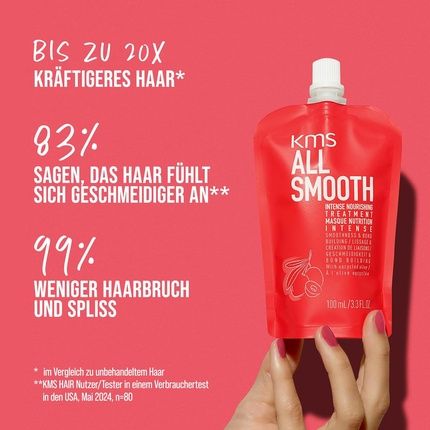 Kms Allsmooth Intense Nourishing Treatment For Medium To Strong Hair - Image 3