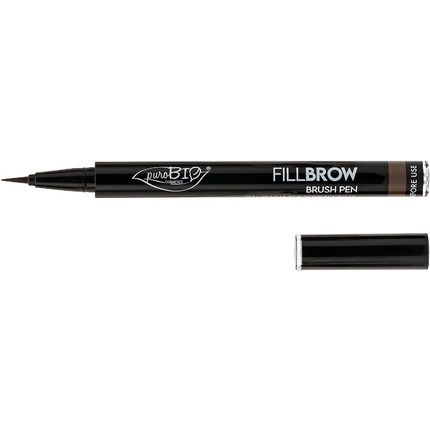 Puro Bio Fillbrow Brush Pen 03 Dark Chestnut 0.7Ml
