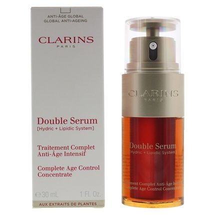 Clarins Double Serum Complete Age Control Concentrate 30Ml Intensive Rejuvenating Serum