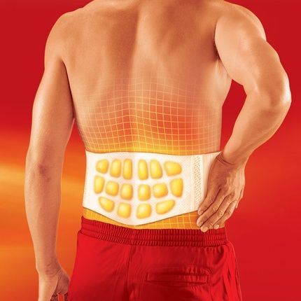 Thermacare Self-Heating Back Cushion Relieves Lower Back Pain