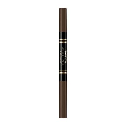 Max Factor Real Brow Fill & Shape Dual-Ended Eyebrow Pencil 03 Medium Brown 0.7G