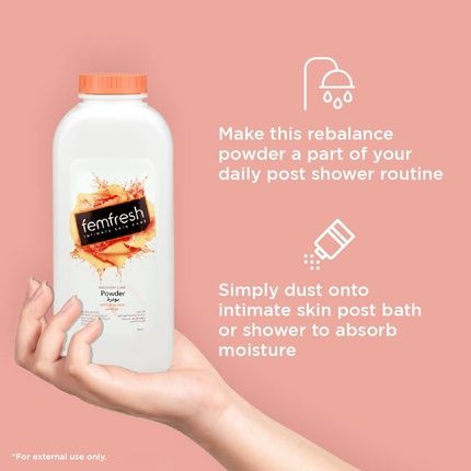 Femfresh Lightly Fragranced Absorbent Body Powder For Intimate Hygiene 200G - Image 3